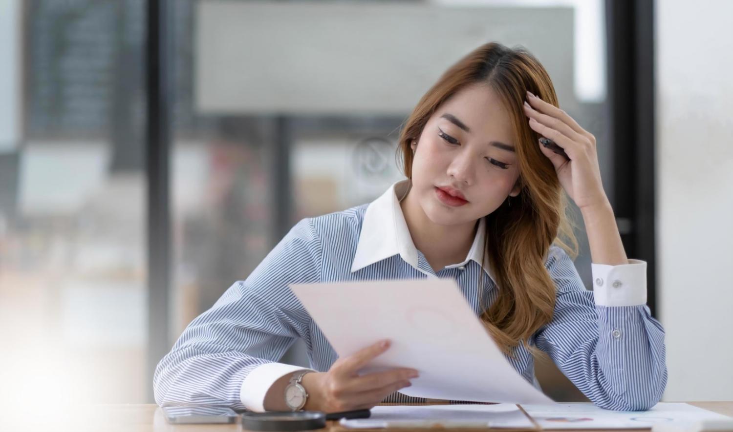 Financial planning workspace with budgeting tools